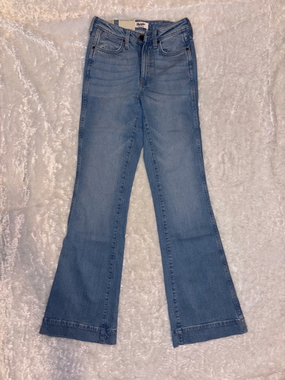 NWT Wrangler Light Wash High-Rise Flare Jeans - Women's